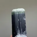 Etched Green Cap Tourmaline Crystal from Afghanistan - image 6