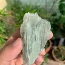 Etched Green Kunzite Crystal from Afghanistan - image 8