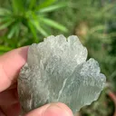 Etched Green Kunzite Crystal from Afghanistan - image 4