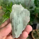 Etched Green Kunzite Crystal from Afghanistan - image 5