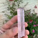 Etched Head Pink Kunzite Crystal from Afghanistan - image 1