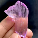 Etched kunizte / spodumene crystal mineral specimen @Afghanistan - image 6