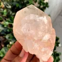 Etched Peach Pink Color Morganote Crystal with Rare Structure from Afghanistan - image 7