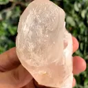 Etched Peach Pink Color Morganote Crystal with Rare Structure from Afghanistan - image 5