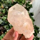Etched Peach Pink Color Morganote Crystal with Rare Structure from Afghanistan - image 3