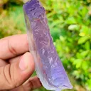 Etched Purple Kunzite Crystal – Large Terminated Collector Mineral Specimen - image 1