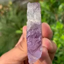 Etched Purple Kunzite Crystal – Large Terminated Collector Mineral Specimen - image 3