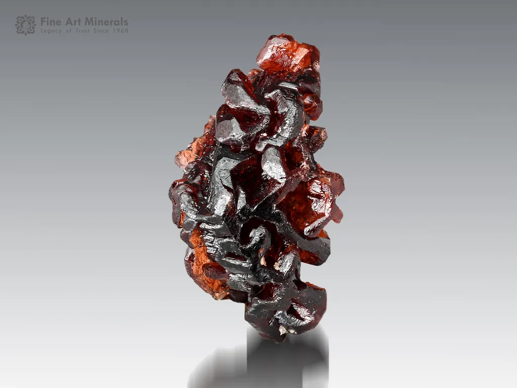 Etched Spessartine Garnet from Pakistan - image 4