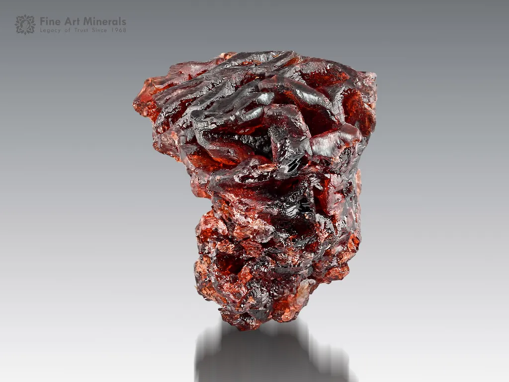 Etched Spessartine Garnet from Pakistan - image 2