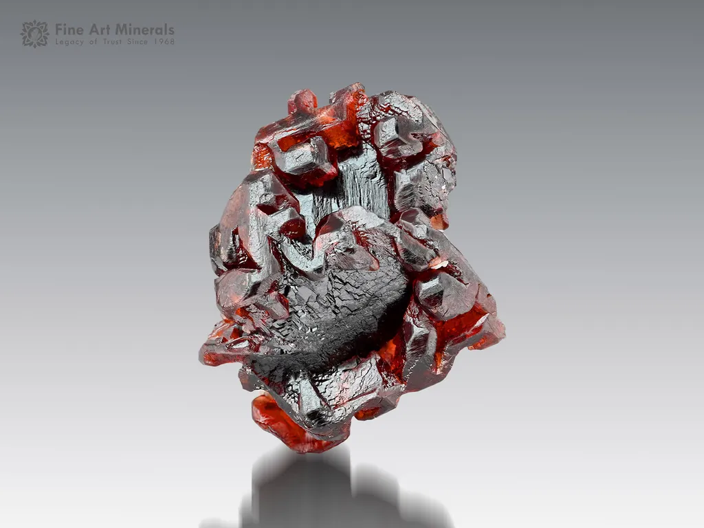Etched Spessartine Garnet from Pakistan - image 3