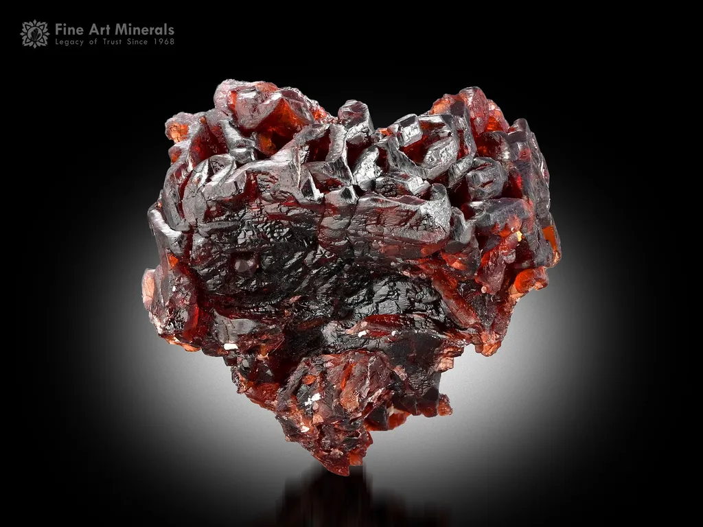 Etched Spessartine Garnet from Pakistan image