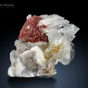 Etched Spessartine Garnet with Petroleum Quartz from Pakistan - image 2