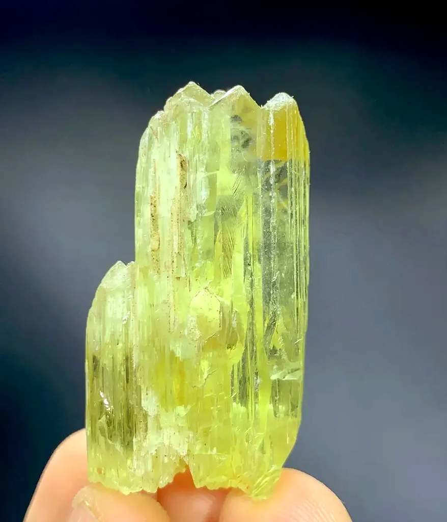 Etched triphane / spodumene crystal mineral specimen @Afghanistan - image 6