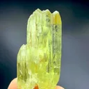 Etched triphane / spodumene crystal mineral specimen @Afghanistan - image 6