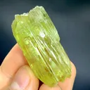 Etched triphane / spodumene crystal mineral specimen @Afghanistan - image 4
