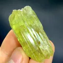 Etched triphane / spodumene crystal mineral specimen @Afghanistan - image 5