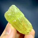 Etched triphane / spodumene crystal mineral specimen @Afghanistan - image 3