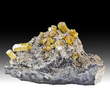 Ettringite from N'Chwaning III Mine, N'Chwaning Mines, Northern Cape, South Africa