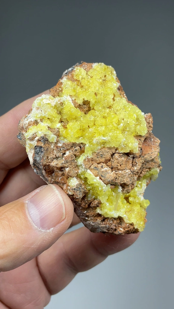 Ettringite from Wessels Mine, Northern Cape, South Africa - image 2