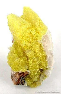 Ettringite on Calcite image