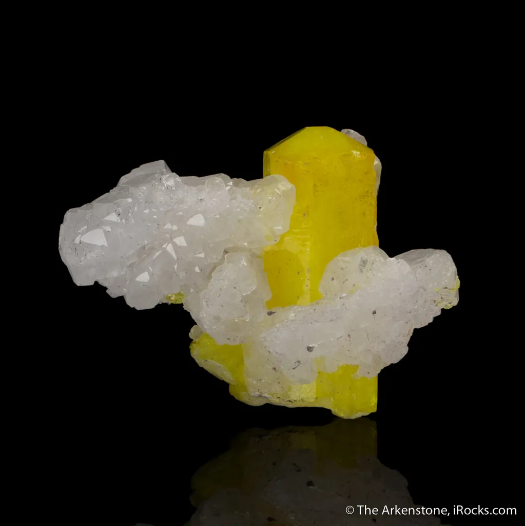 Ettringite on Calcite image