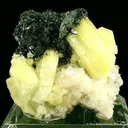 Ettringite With Hematite and Gaudefroyite on Calcite - image 2