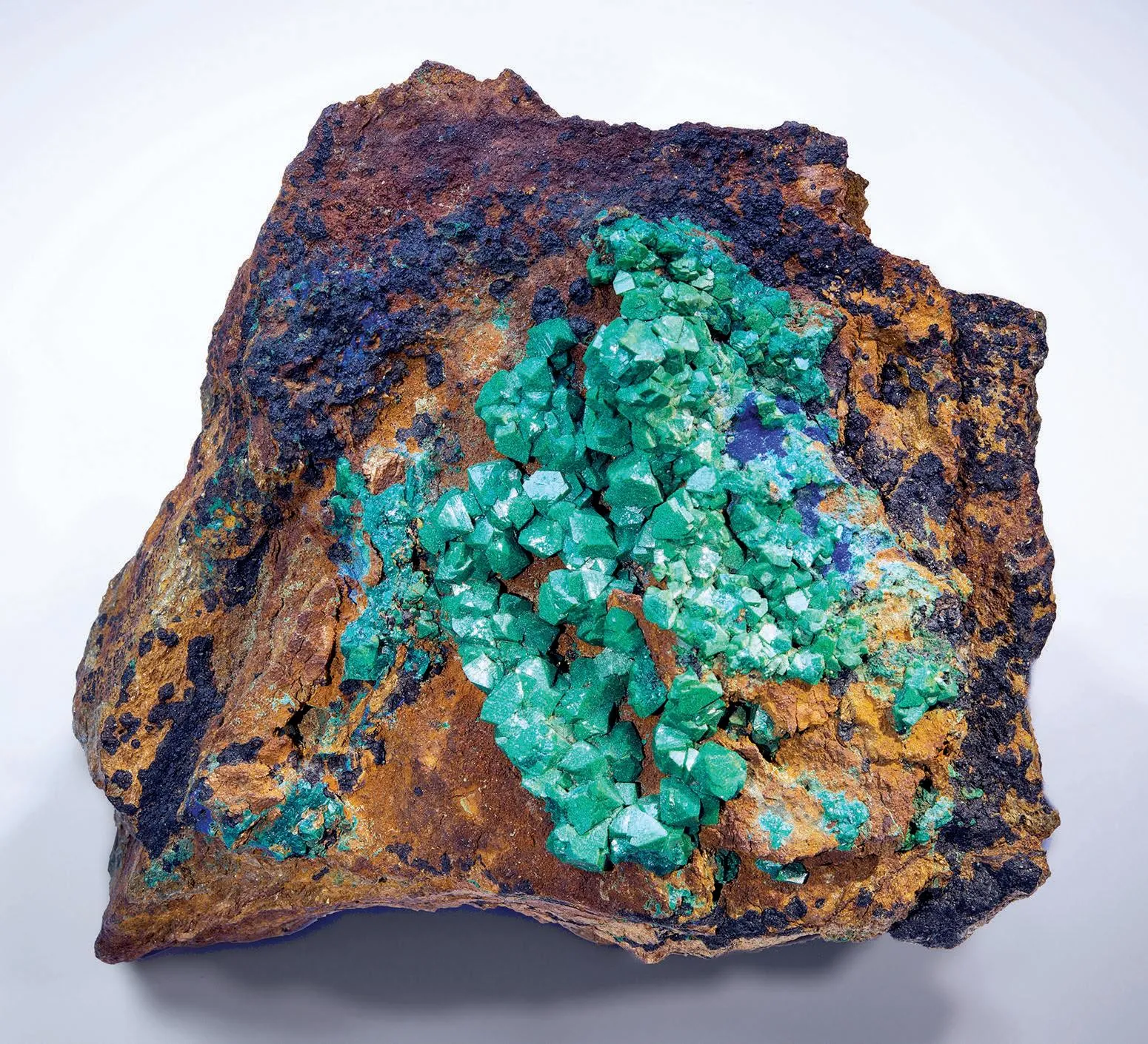 Euchroite, Azurite, tenorite - image 1