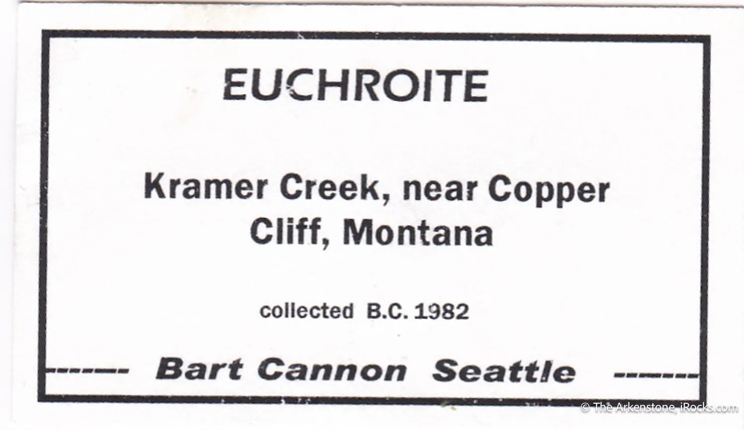 Euchroite (important US locale) - image 4
