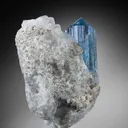 Euclase on Calcite - image 2