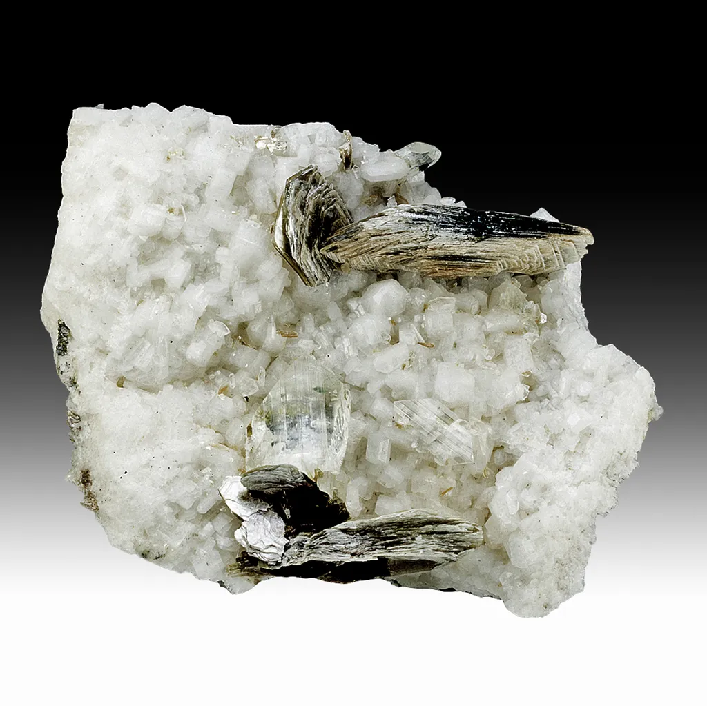 Euclase with Albite, Muscovite image