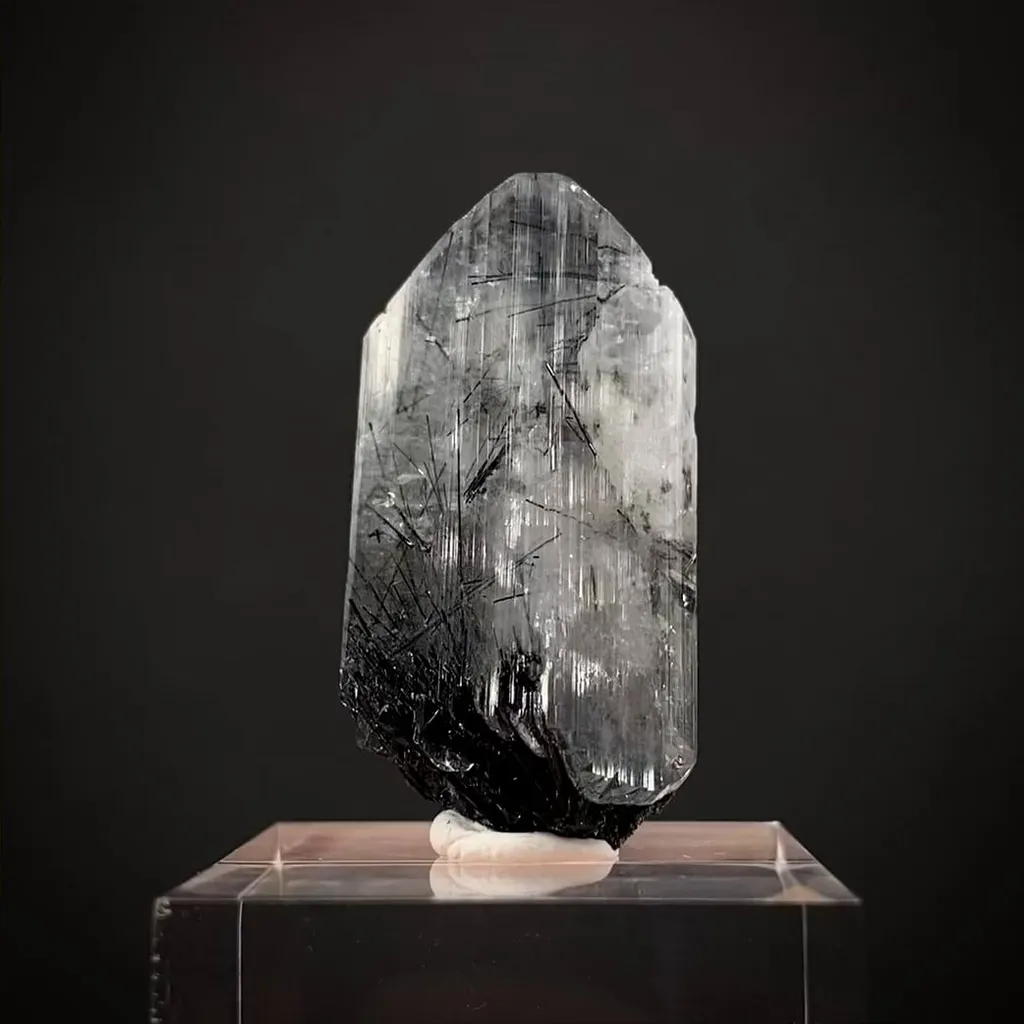 Euclase with Schorl inclusions image