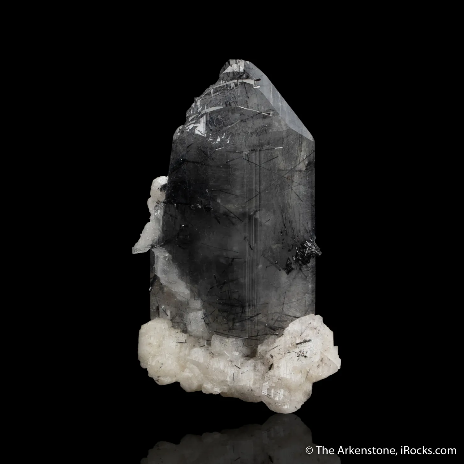 Euclase with Schorl inclusions and Adularia - image 1
