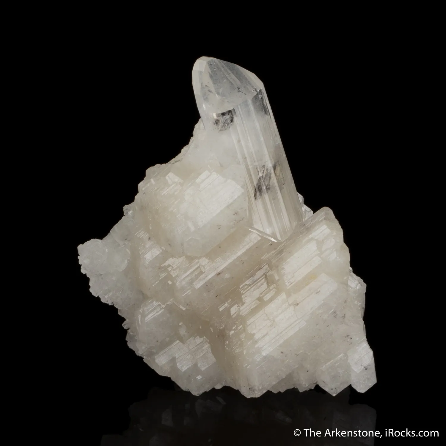 Euclase with Schorl inclusions and Adularia - image 1