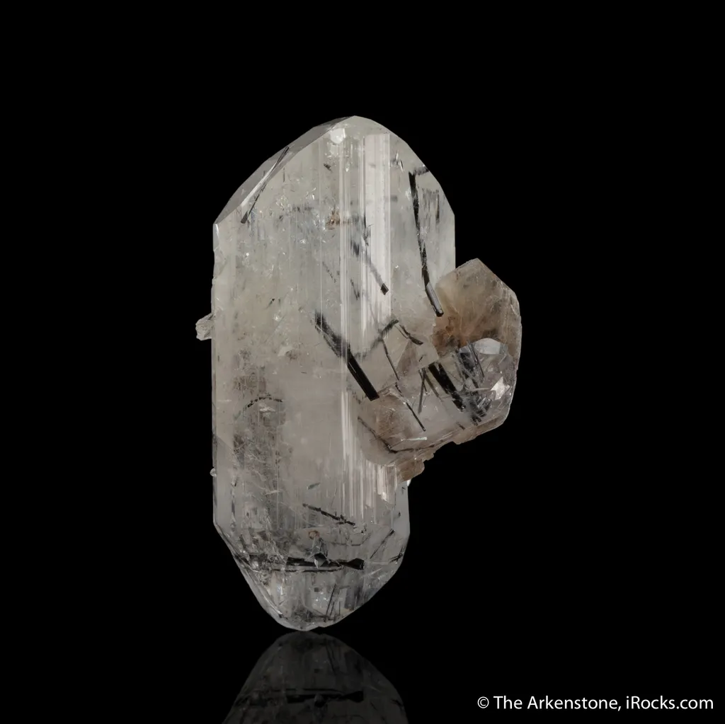 Euclase with Schorl inclusions, Muscovite - image 4