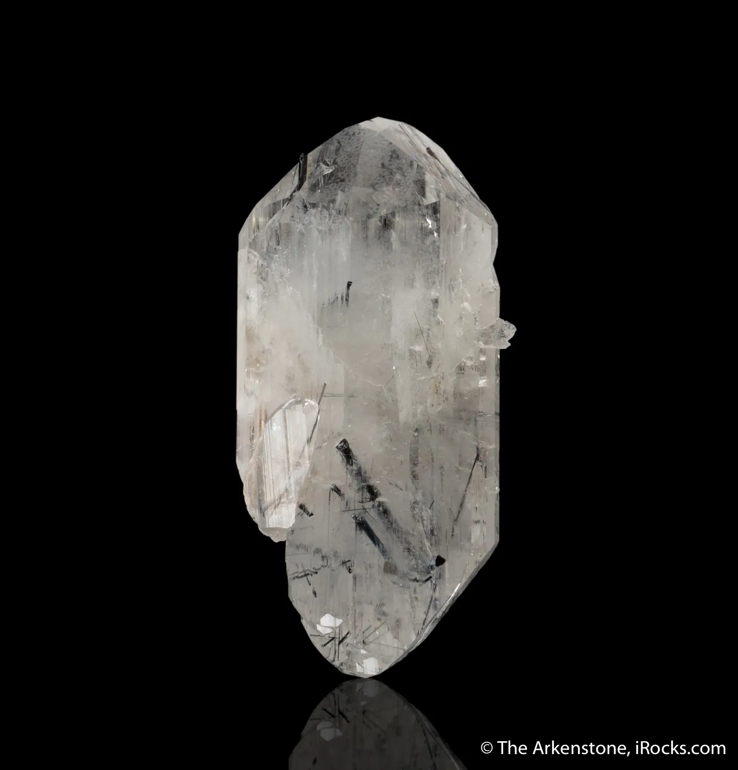 Euclase with Schorl inclusions, Muscovite - image 3