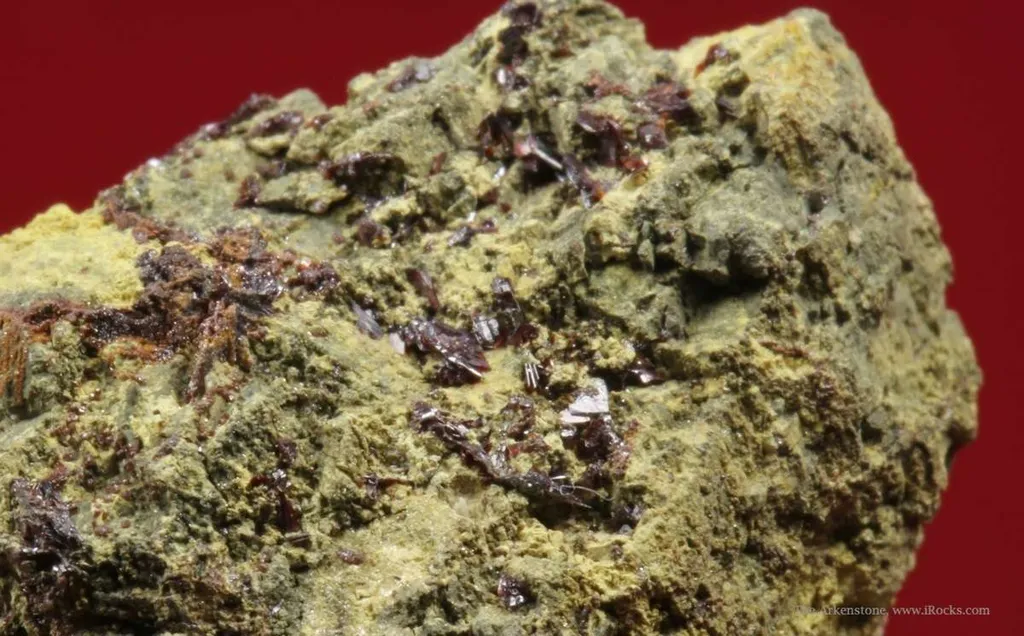Excellent Pucherite With Native Bismuth image