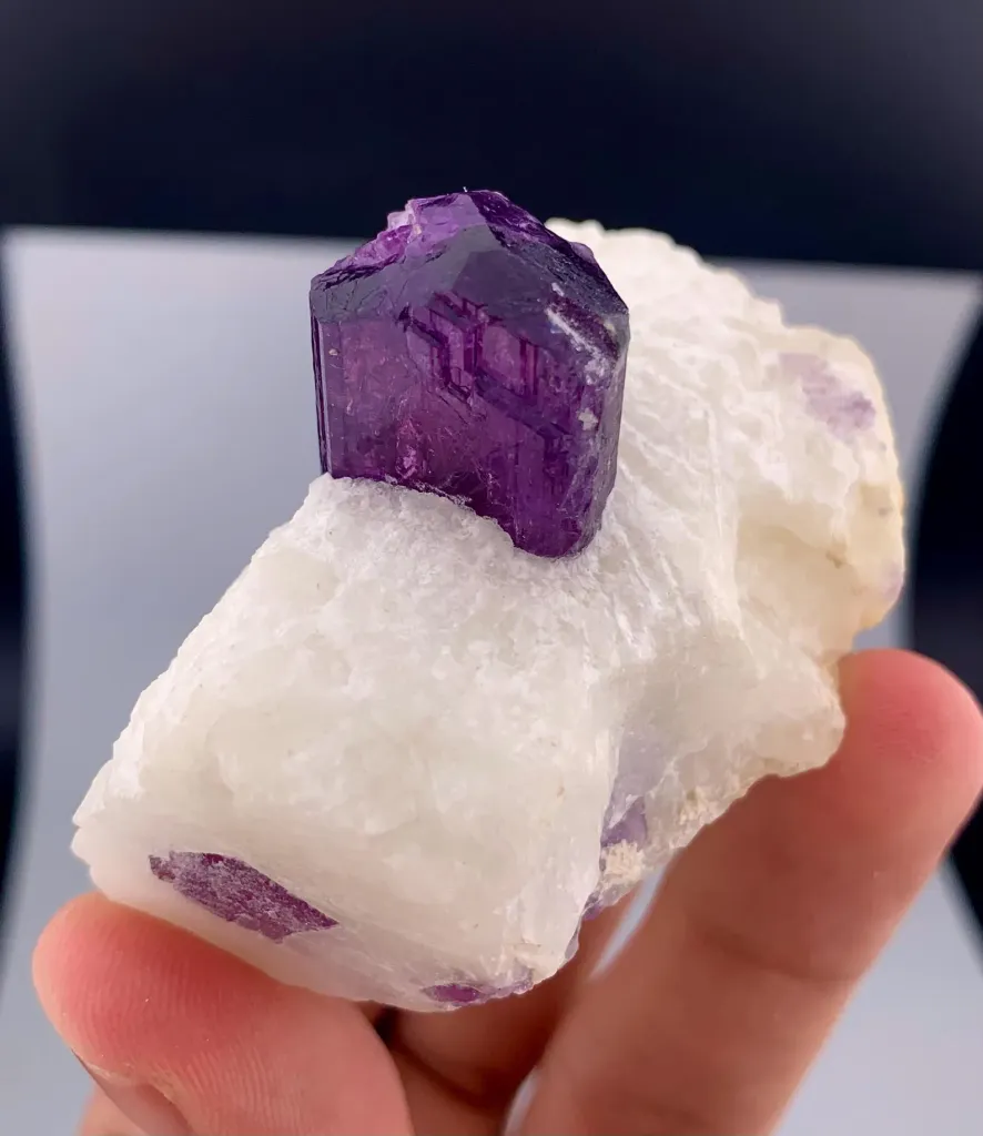 Exquisite Gemmy Purple Scapolite from Afghanistan - image 4