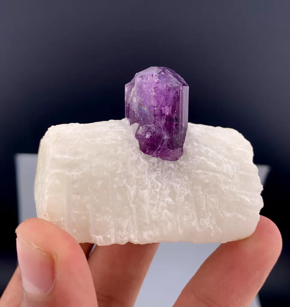 Exquisite Gemmy Purple Scapolite from Afghanistan - image 9
