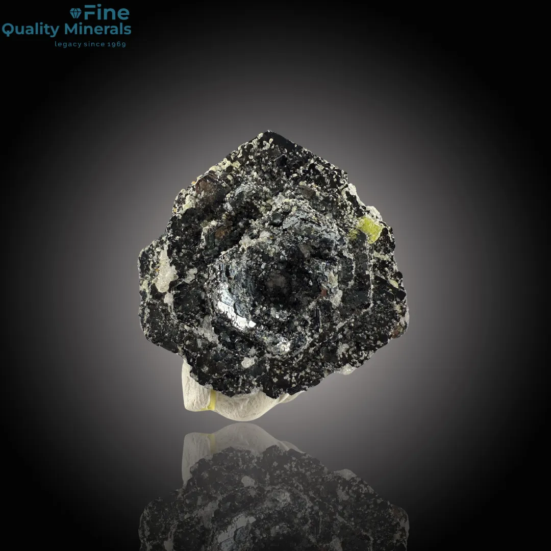 Exquisite Hematite Flower with Sphene – Unique Crystal Mineral Specimen - image 2