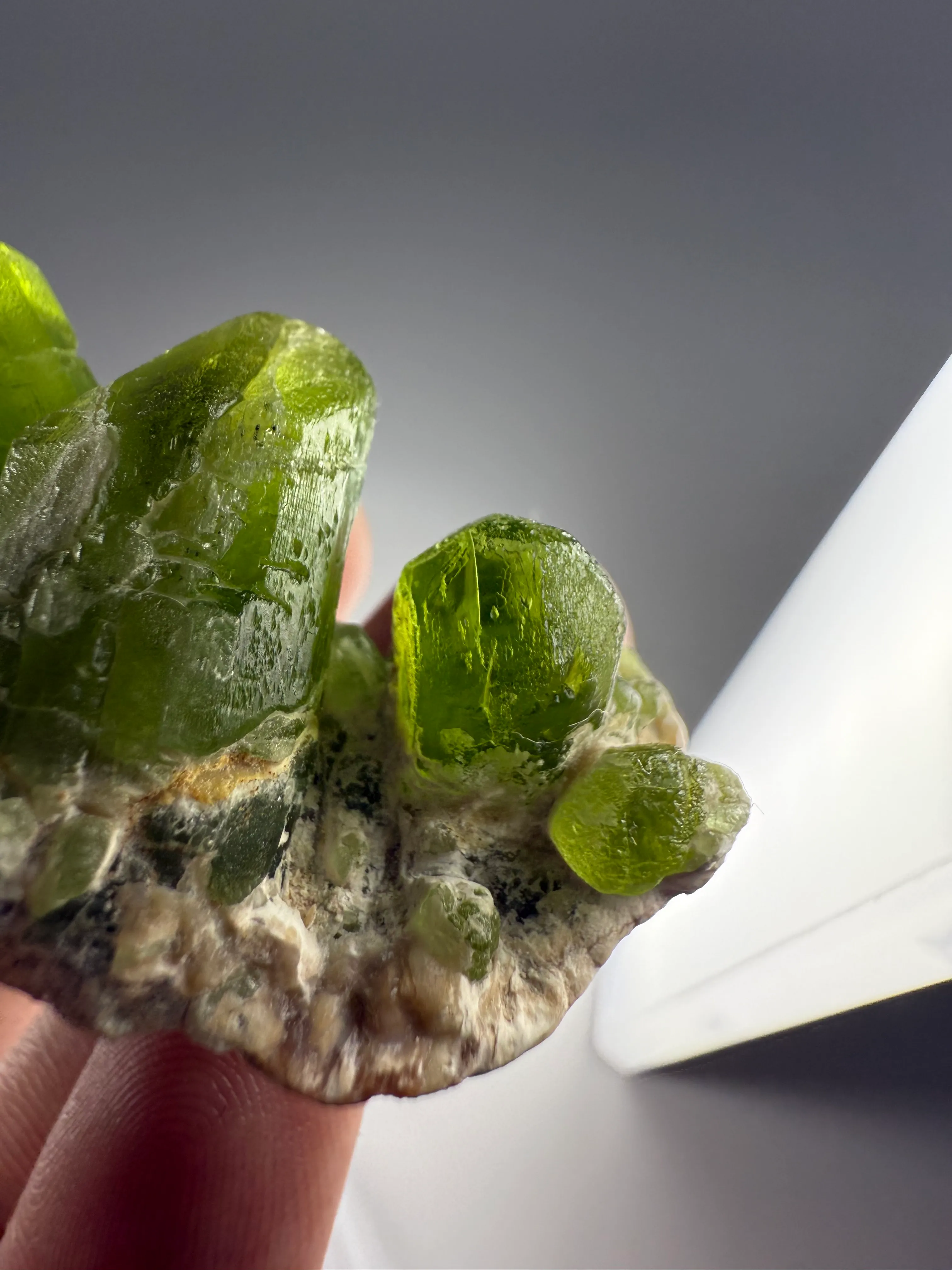 Exquisite Peridot Bunch Crystal – Supat Valley, Pakistan - image 6