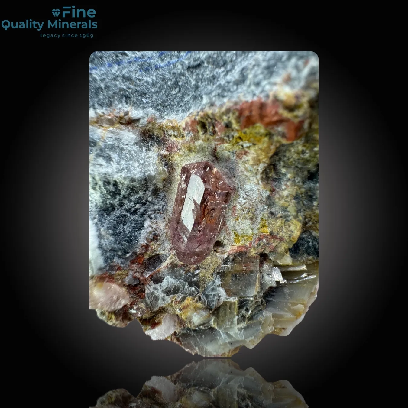 Exquisite Pink Topaz Crystal - image 2