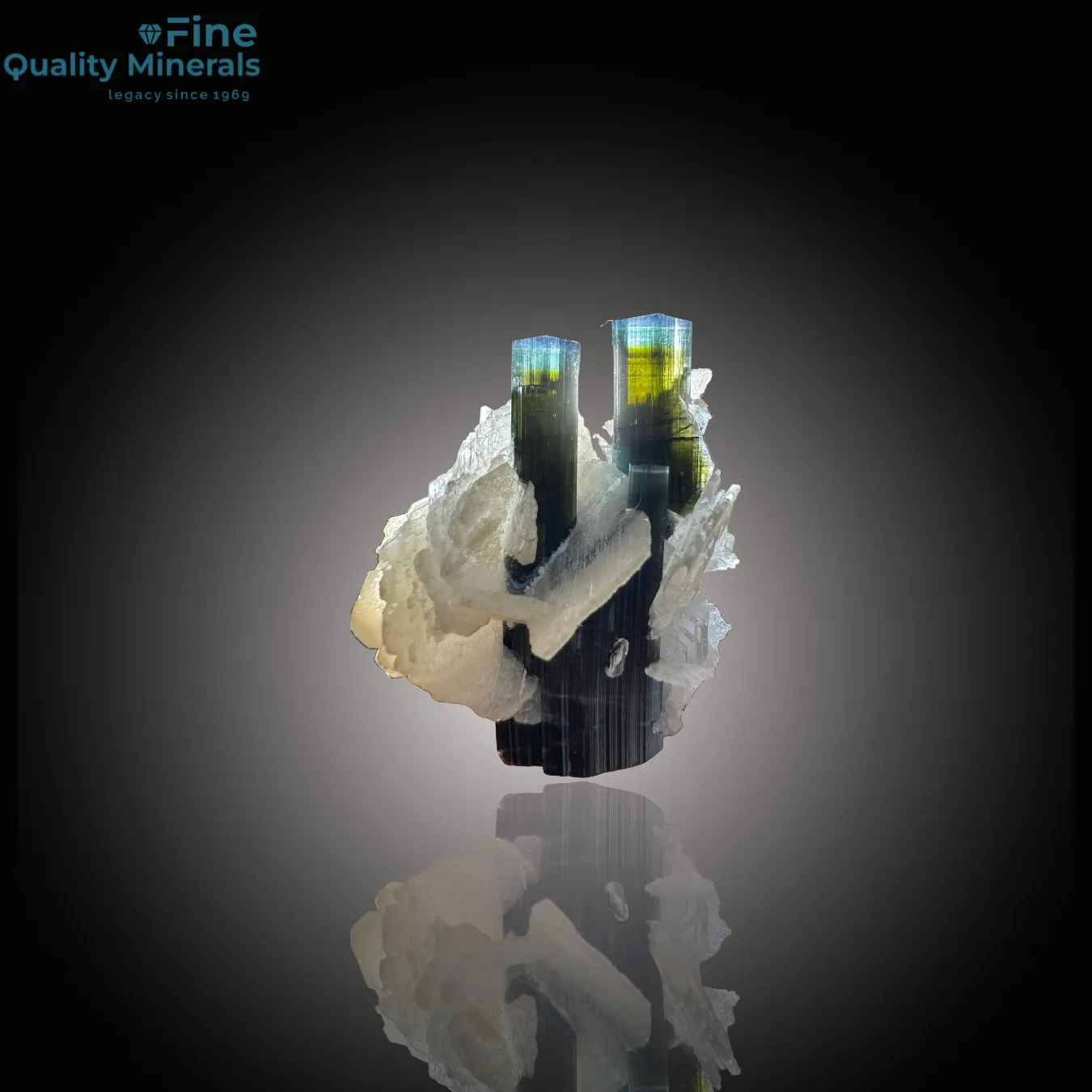 Exquisite Tri-Color Tourmaline on Matrix – A Skardu Treasure - image 2