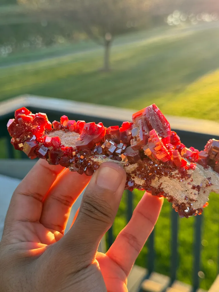 Exquisite Vanadinite Specimen Sailing Boat Formation - image 7