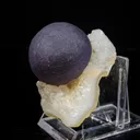 Extremely Rare Dark Purple Botryoidal Fluorite Natural Mineral Specimen – One-of-a-Kind World-Class Piece - image 2