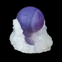 Extremely Rare Dark Purple Botryoidal Fluorite Natural Mineral Specimen – One-of-a-Kind World-Class Piece USA - image 1