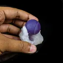 Extremely Rare Dark Purple Botryoidal Fluorite Natural Mineral Specimen – One-of-a-Kind World-Class Piece USA - image 4