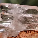 Faden quartz on Siderite and Calcite from Vals, Surselva Region, Switzerland - image 6