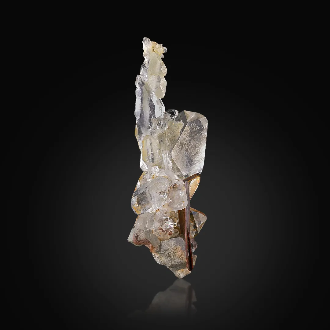 Faden Quartz with Brookite - image 2