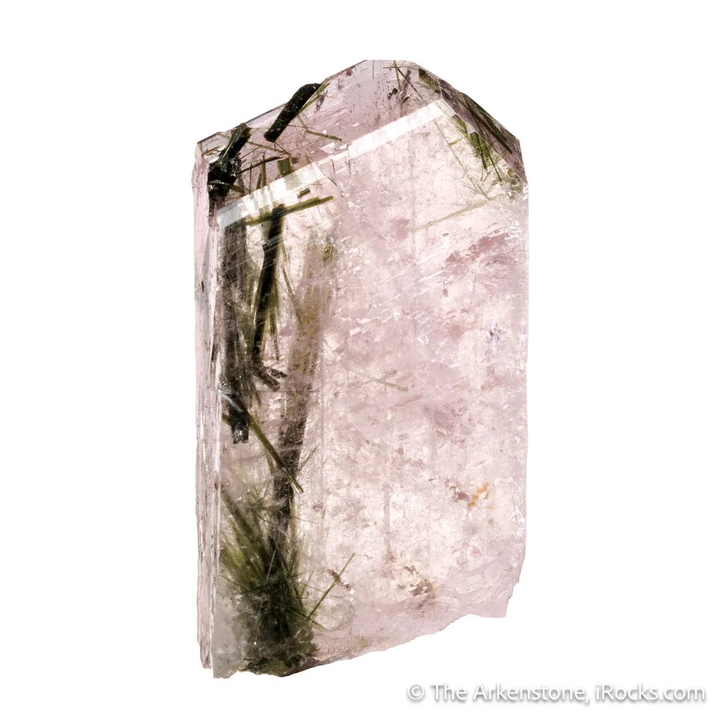 Feldspar Included by Tourmaline - image 6