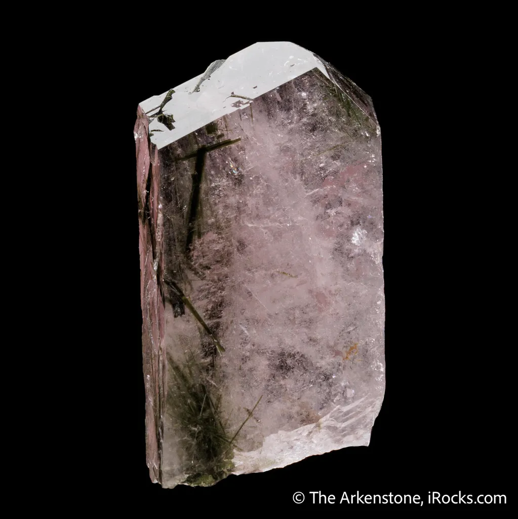 Feldspar Included by Tourmaline - image 5